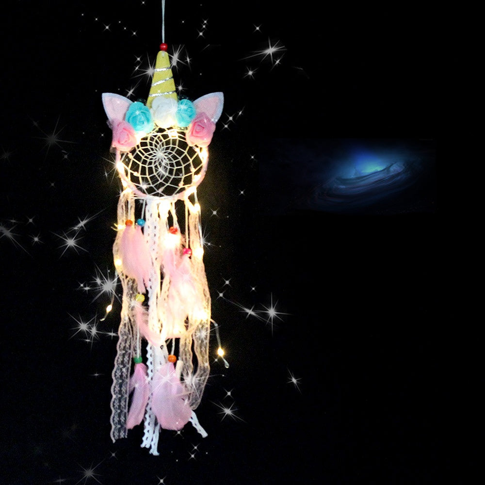 Atrapasueños Unicornio De Plumas al por mayor